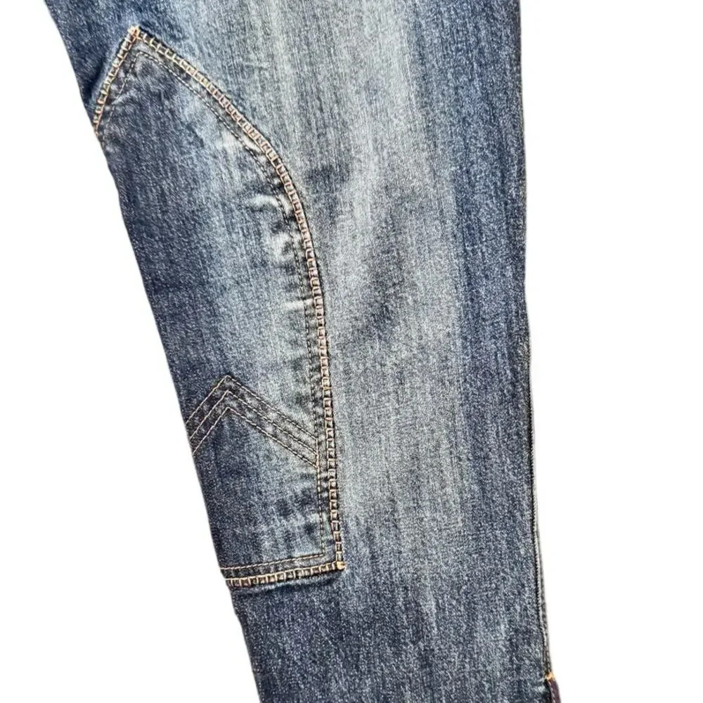 Ovation Denim Euroseat Breaches w/knee patch equestrian horse girl horseback 32 - Picture 3 of 10